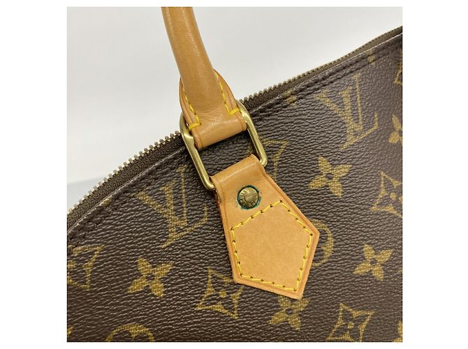 Borsa a mano Louis Vuitton Alma Monogram Marrone - vista 8