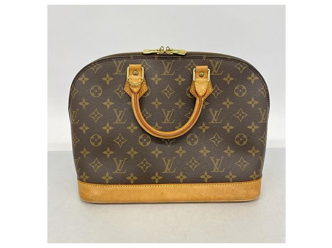 Borsa a mano Louis Vuitton Alma Monogram Marrone - vista 9