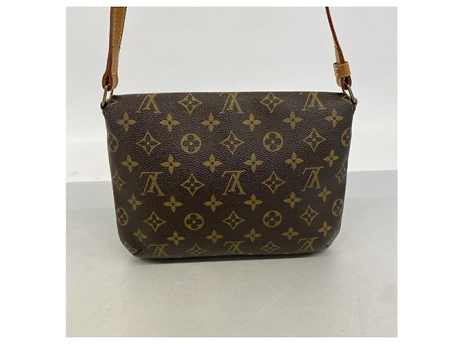 Borsa a tracolla Louis Vuitton Monogram Musette Tango Marrone - vista 13