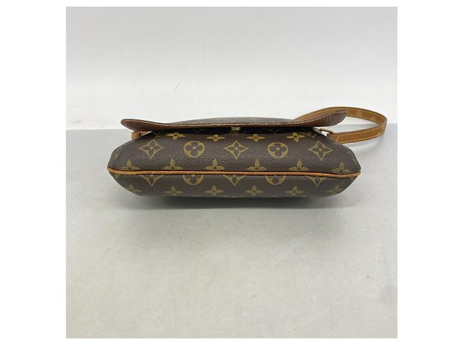 Borsa a tracolla Louis Vuitton Monogram Musette Tango Marrone - vista 3
