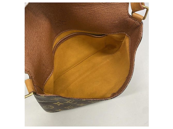 Borsa a tracolla Louis Vuitton Monogram Musette Tango Marrone - vista 4
