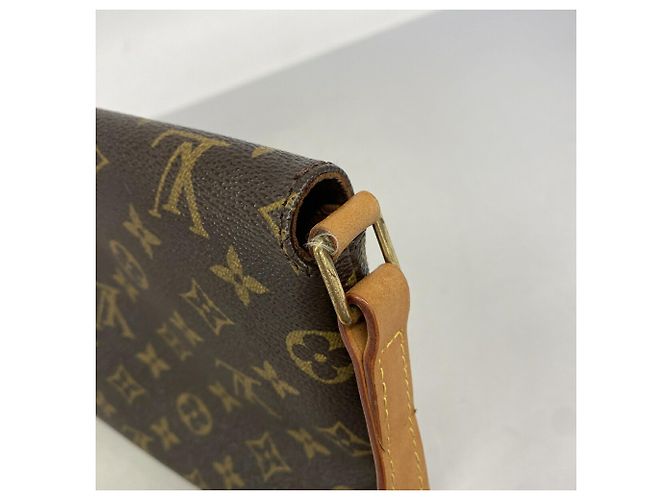 Borsa a tracolla Louis Vuitton Monogram Musette Tango Marrone - vista 9