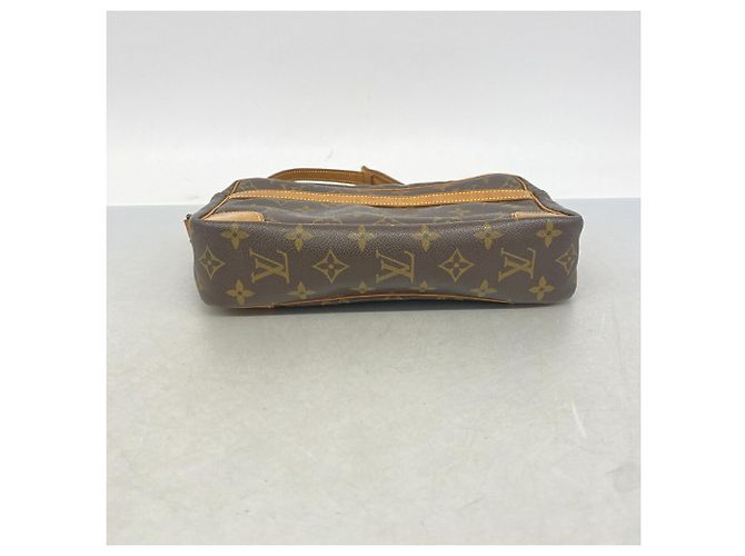Borsa a tracolla Louis Vuitton Monogram Trocadero 27 Marrone - vista 3