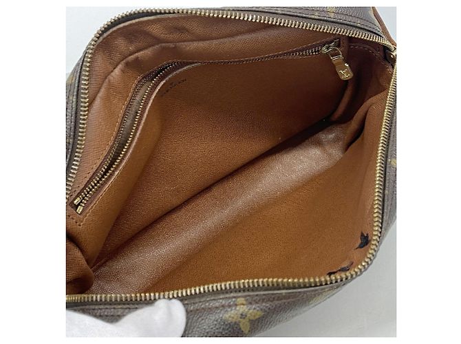 Borsa a tracolla Louis Vuitton Monogram Trocadero 27 Marrone - vista 4