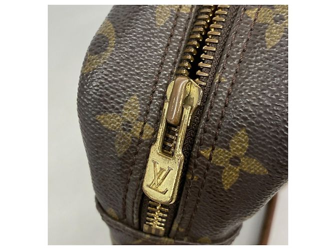 Borsa a tracolla Louis Vuitton Monogram Trocadero 27 Marrone - vista 8