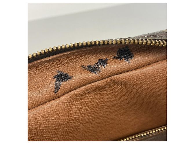 Borsa a tracolla Louis Vuitton Monogram Trocadero 27 Marrone - vista 9
