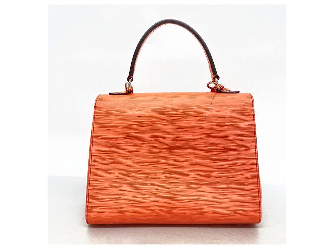 Borsa Louis Vuitton Epi Cluny MM Arancione - vista 13