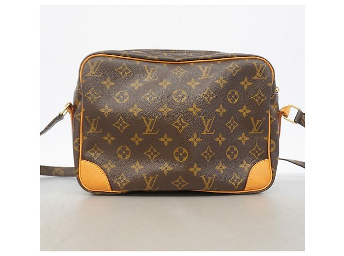 Borsa a tracolla Louis Vuitton Monogram Nile Marrone - vista 10