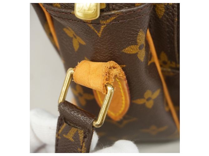 Borsa a tracolla Louis Vuitton Monogram Nile Marrone - vista 7