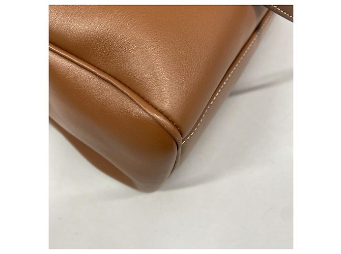 Céline Borsa a tracolla Celine in pelle marrone - vista 6
