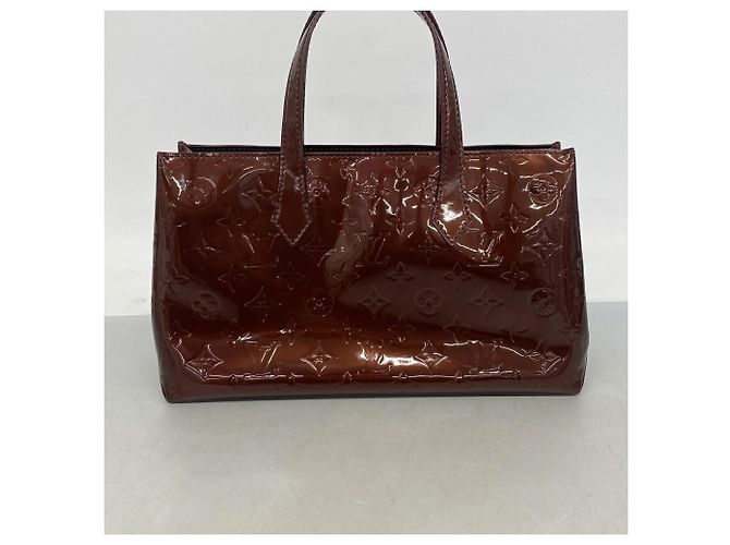 Borsa Louis Vuitton Vernis Wilshire PM Rosso - vista 11