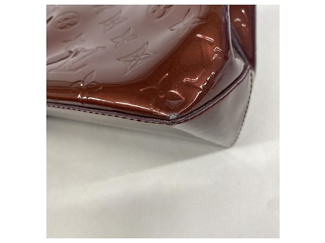 Borsa Louis Vuitton Vernis Wilshire PM Rosso - vista 6