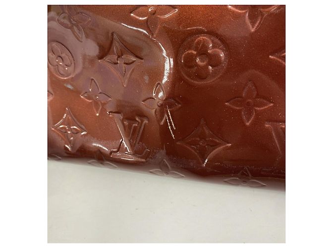 Borsa Louis Vuitton Vernis Wilshire PM Rosso - vista 7
