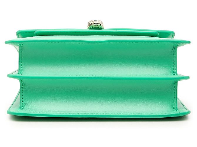 Bulgari Borsa Bvlgari Serpenti Forever Maxi Chain Top Handle in pelle verde Verde chiaro - vista 3