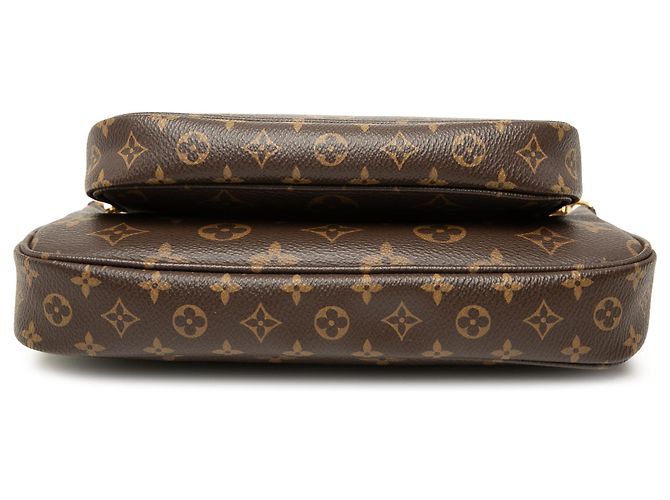 Louis Vuitton Brown Monogram Multi Pochette Accessoires Marrone - vista 3