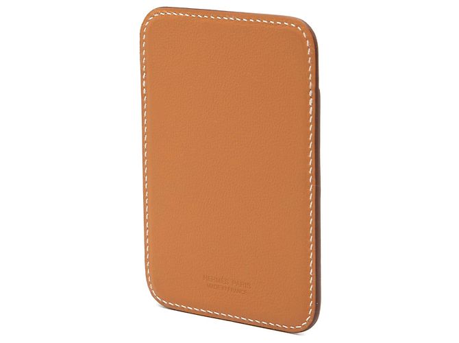 Tarjetero Hermès Brown Swift Bounce MagSafe Castaño - vista 2