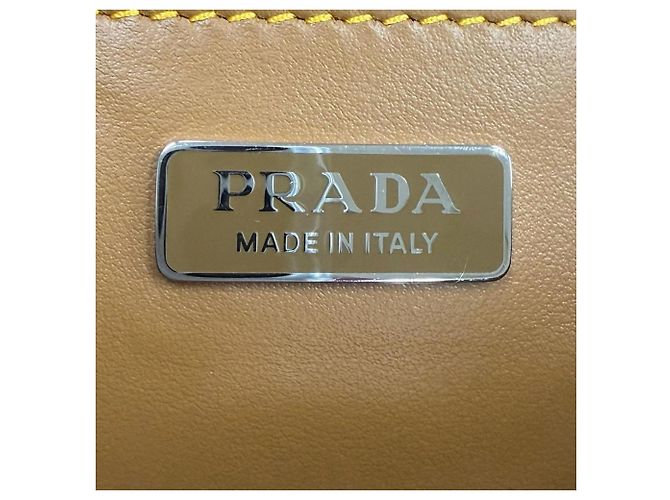 Prada Brown Re Nylon Travel Pocket Double Zip Crossbody Marrone Cachi - vista 5
