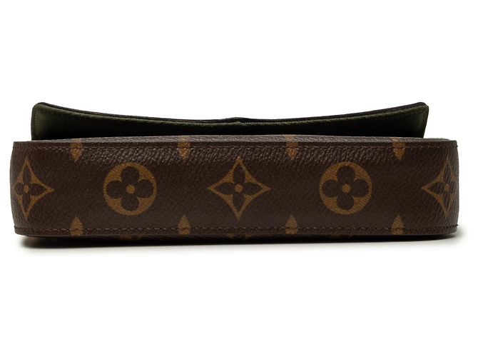 Louis Vuitton Brown Monogram Felicie Strap And Go Marrone - vista 3