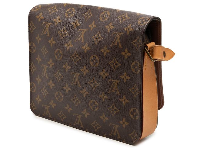 Louis Vuitton Brown Monogram Cartouchiere GM Marrone - vista 2