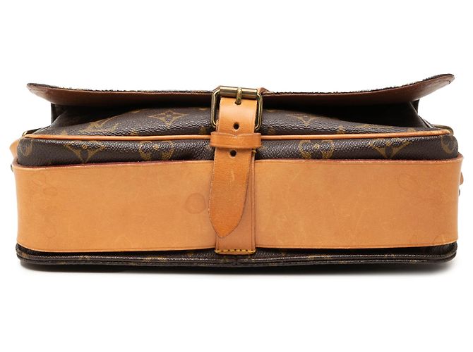 Louis Vuitton Brown Monogram Cartouchiere GM Marrone - vista 3
