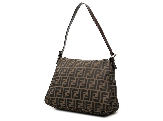 Fendi Brown Zucca Canvas Mamma Forever Marrone - vista 2