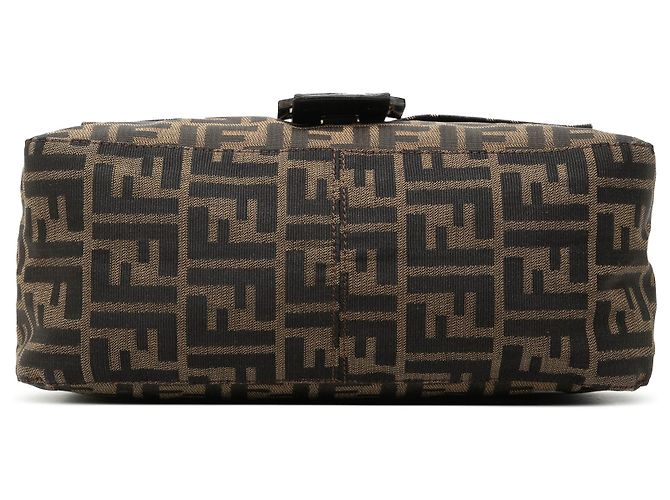 Fendi Brown Zucca Canvas Mamma Forever Marrone - vista 3