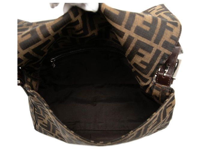 Fendi Brown Zucca Canvas Mamma Forever Marrone - vista 4