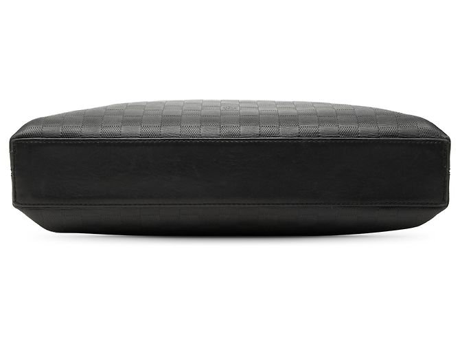 Louis Vuitton Black Damier Infini Porte Documents Jour Nero - vista 3