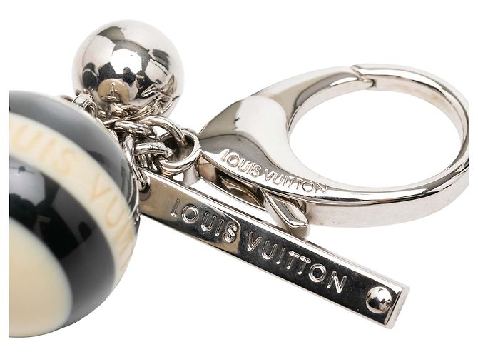 Louis Vuitton Charm per borsa Ball Bag Croisette in resina nera Mini Lin Nero - vista 3