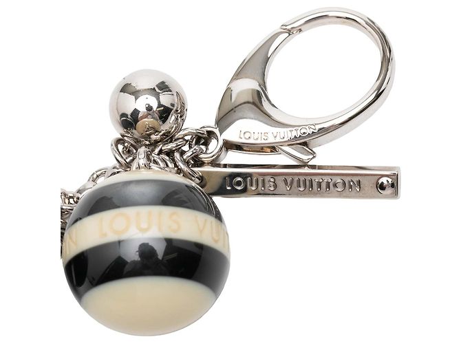 Louis Vuitton Charm per borsa Ball Bag Croisette in resina nera Mini Lin Nero - vista 4