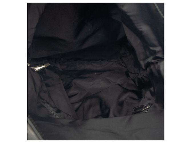 Gucci Black Canvas Techno Web Fold Over Backpack - view 4