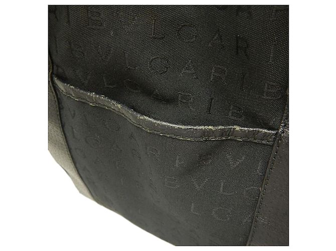 Bulgari Bvlgari Logomania Canvas Tote in Schwarz - Ansicht 13