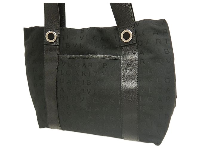 Bulgari Bvlgari Logomania Canvas Tote in Schwarz - Ansicht 2