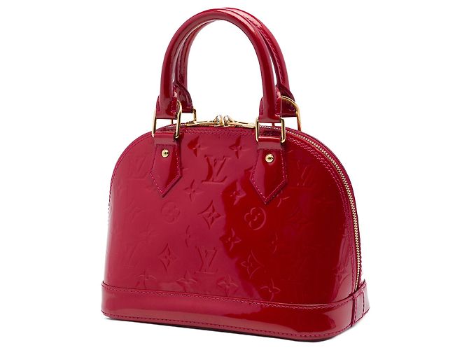 Louis Vuitton Red Monogram Vernis Alma BB Rosso - vista 2