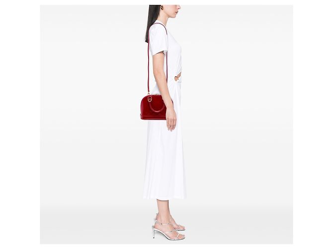 Louis Vuitton Red Monogram Vernis Alma BB Rosso - vista 6