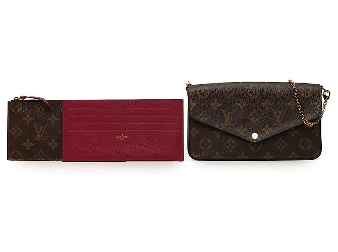 Louis Vuitton Brown Monogram Pochette Felicie Braun - Ansicht 7