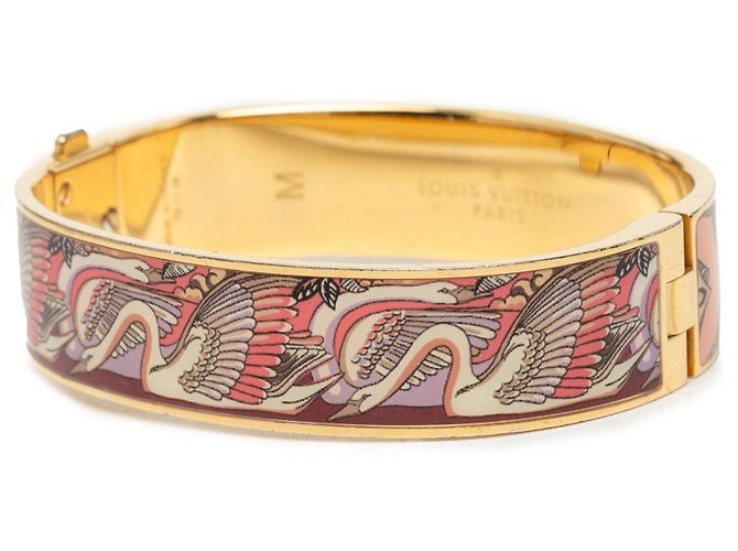 Bracciale a cerniera Monogram Confidential Louis Vuitton placcato oro rosa e smalto M - vista 2