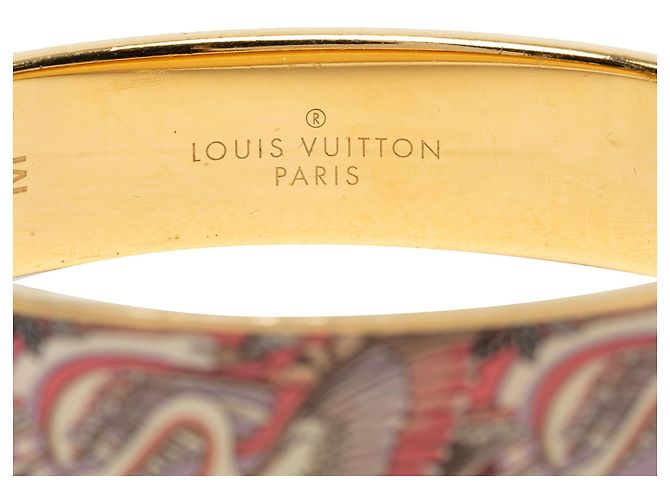 Bracciale a cerniera Monogram Confidential Louis Vuitton placcato oro rosa e smalto M - vista 4