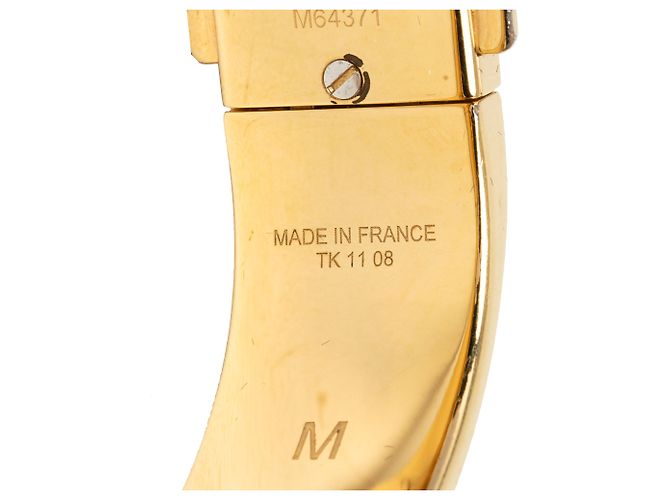 Bracciale a cerniera Monogram Confidential Louis Vuitton placcato oro rosa e smalto M - vista 5