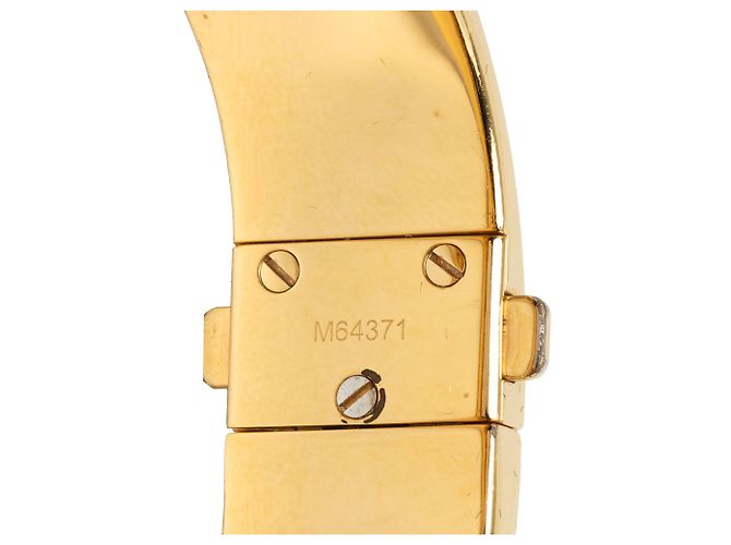 Bracciale a cerniera Monogram Confidential Louis Vuitton placcato oro rosa e smalto M - vista 6