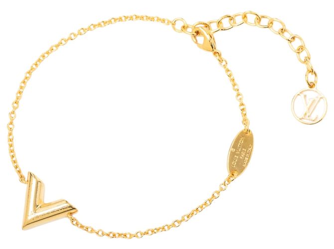 Bracciale Essential V Louis Vuitton Gold Plated Gold D'oro - vista 3