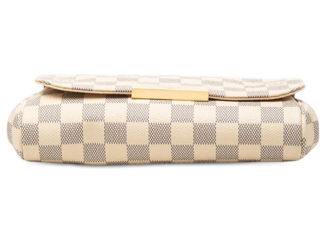 Louis Vuitton White Damier Azur Favorite PM Bianco - vista 3