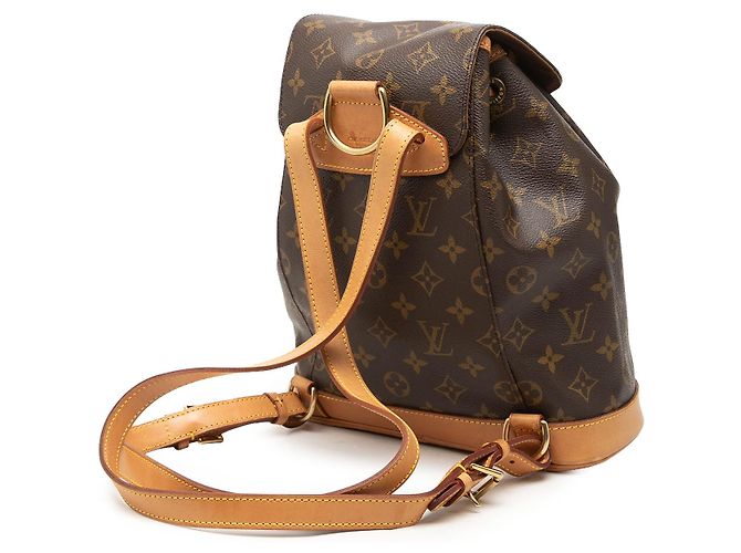 Louis Vuitton Brown Monogram Montsouris MM Marrone - vista 2