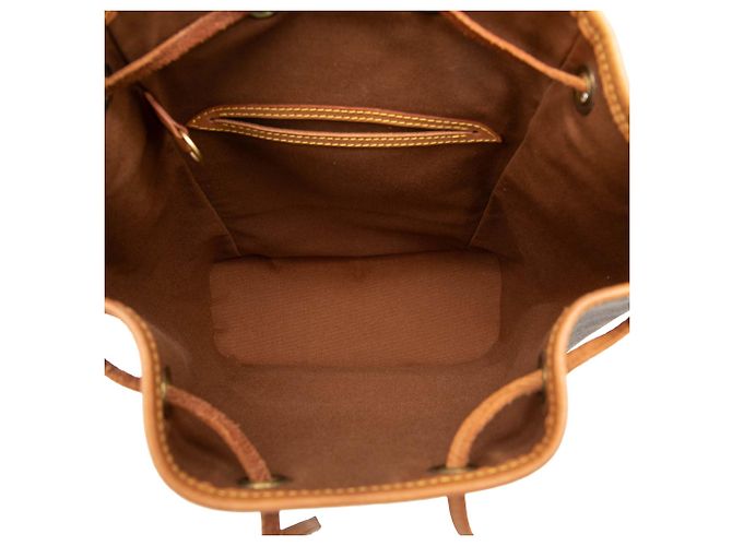 Louis Vuitton Brown Monogram Montsouris MM Marrone - vista 4
