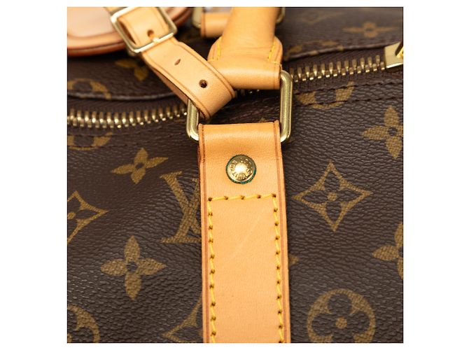 Louis Vuitton Brown Monogram Keepall 55 Marrone - vista 6