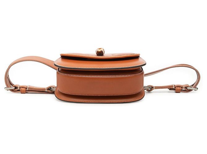 Borsa cintura Gucci Brown Mini Calfskin Bamboo 1947 Marrone - vista 3