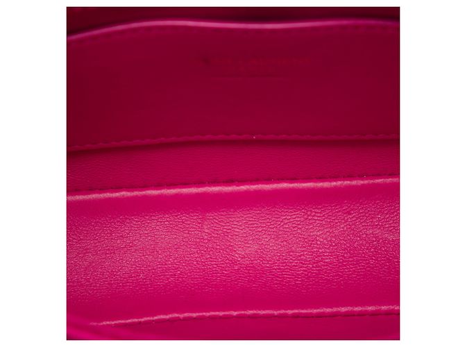 Saint Laurent Pink Mini Satin Le 5 a 7 Rosa - vista 4