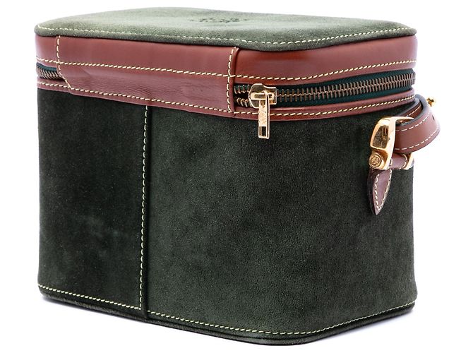 Bolso Vanity Anagram LOEWE de ante verde Verde oscuro - vista 2