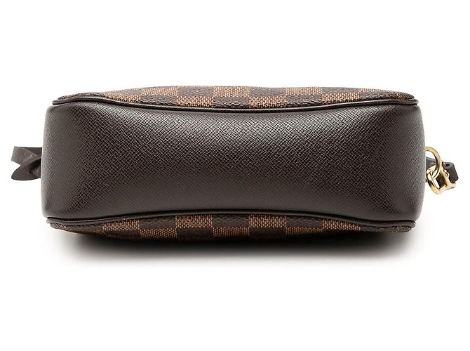 Louis Vuitton Brown Damier Ebene Trousse Pochette Marrone - vista 3