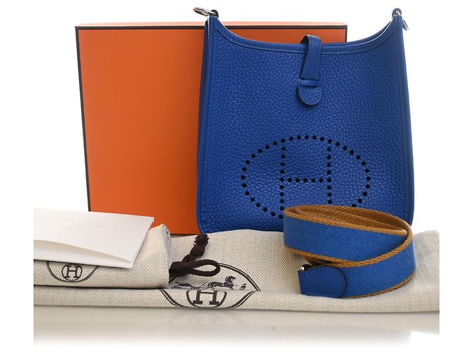 Hermès Blue Clemence Evelyne I TPM 16 - vista 13